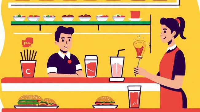 Fast food. (Meta AI)